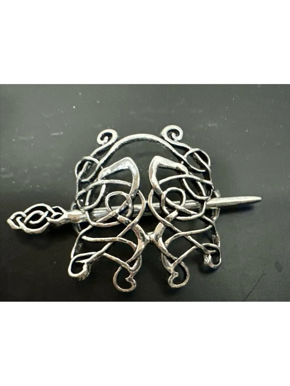 Celtic Knot Hair Pin Or Knitted Crochet Shawl Closure Lot Of (6)